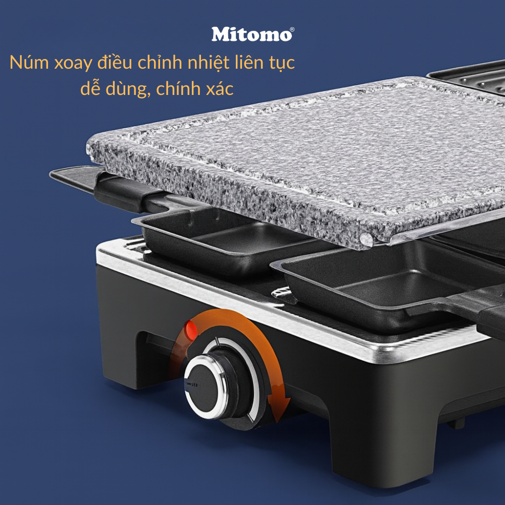 Bếp Nướng Điện Không Khói 2 Tầng Mitomo KB-1084U