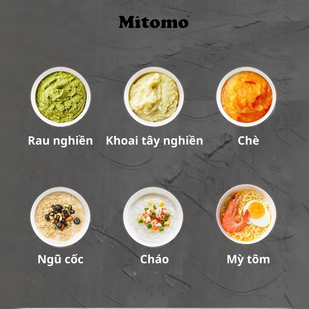 Bộ nồi đá gốm cao cấp Mitomo DSP CA009-S03-Black