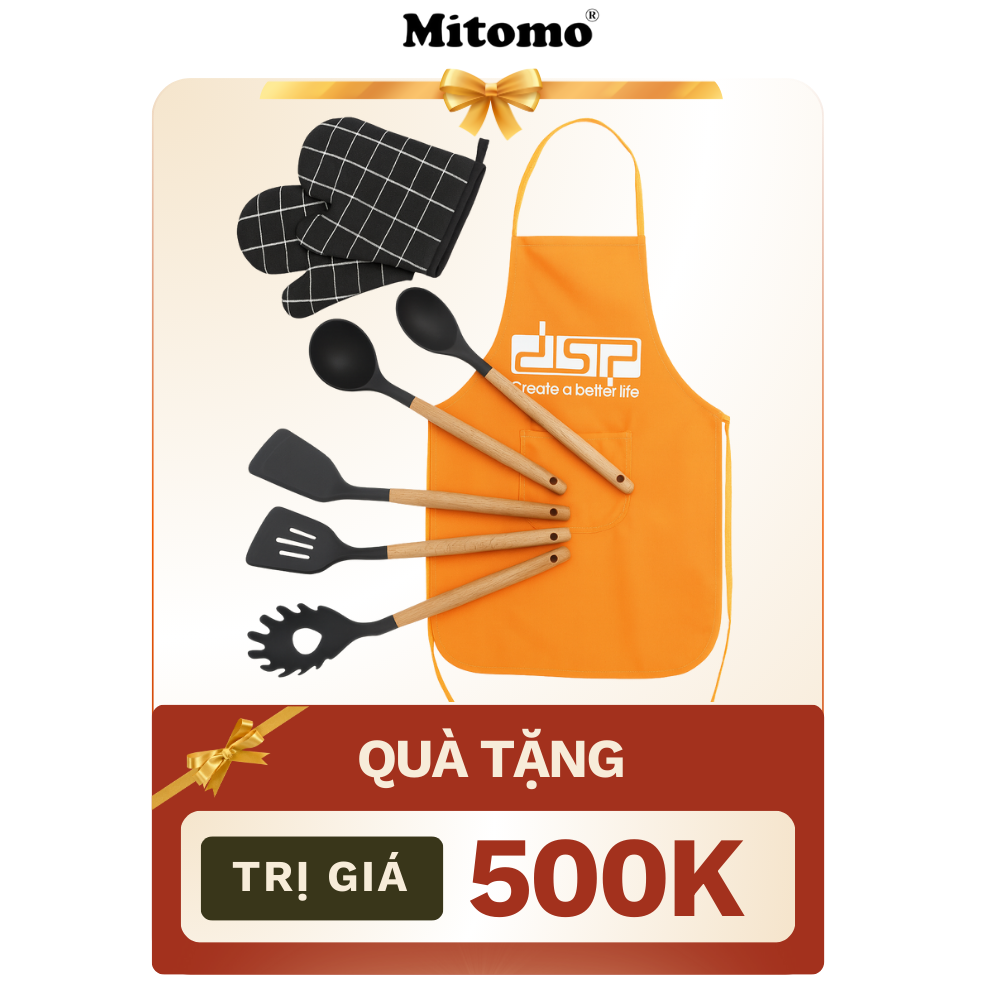 Bộ nồi đá gốm cao cấp Mitomo DSP CA018-S01-Black