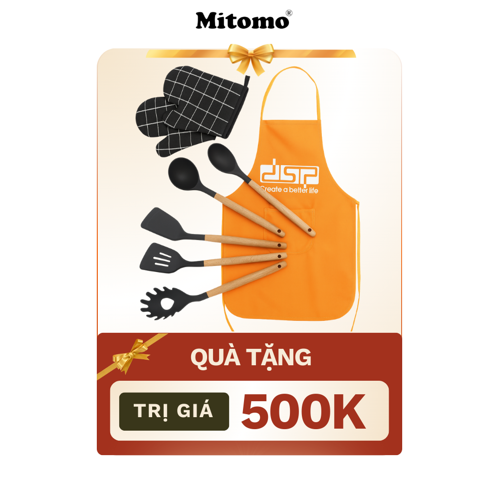 Bộ nồi chảo đá gốm cao cấp Mitomo DSP CA018-S02-Black