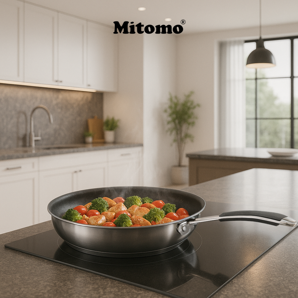 Bộ nồi chảo inox cao cấp Mitomo DSP CS002U-S02U