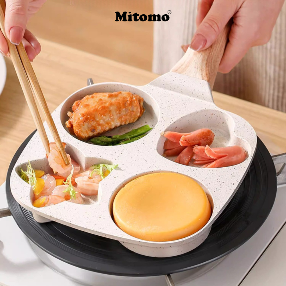 Chảo chống dính 4 ngăn đa hình Mitomo