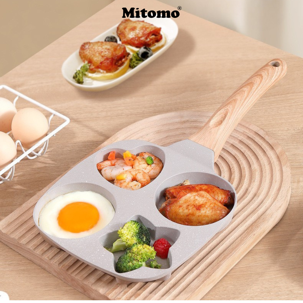 Chảo chống dính 4 ngăn đa hình Mitomo