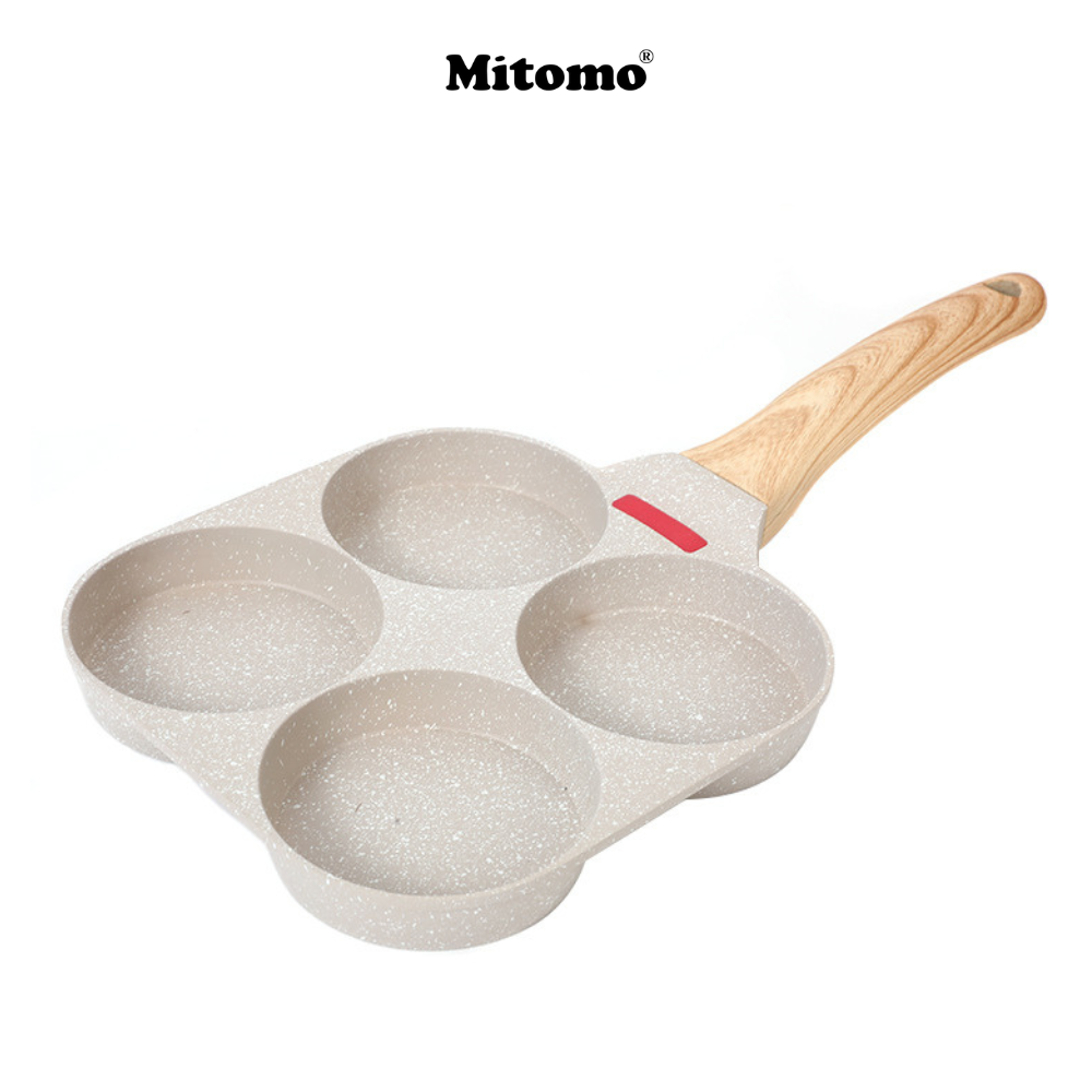 Chảo 3 ngăn chống dính Mitomo - Hàng cao cấp
