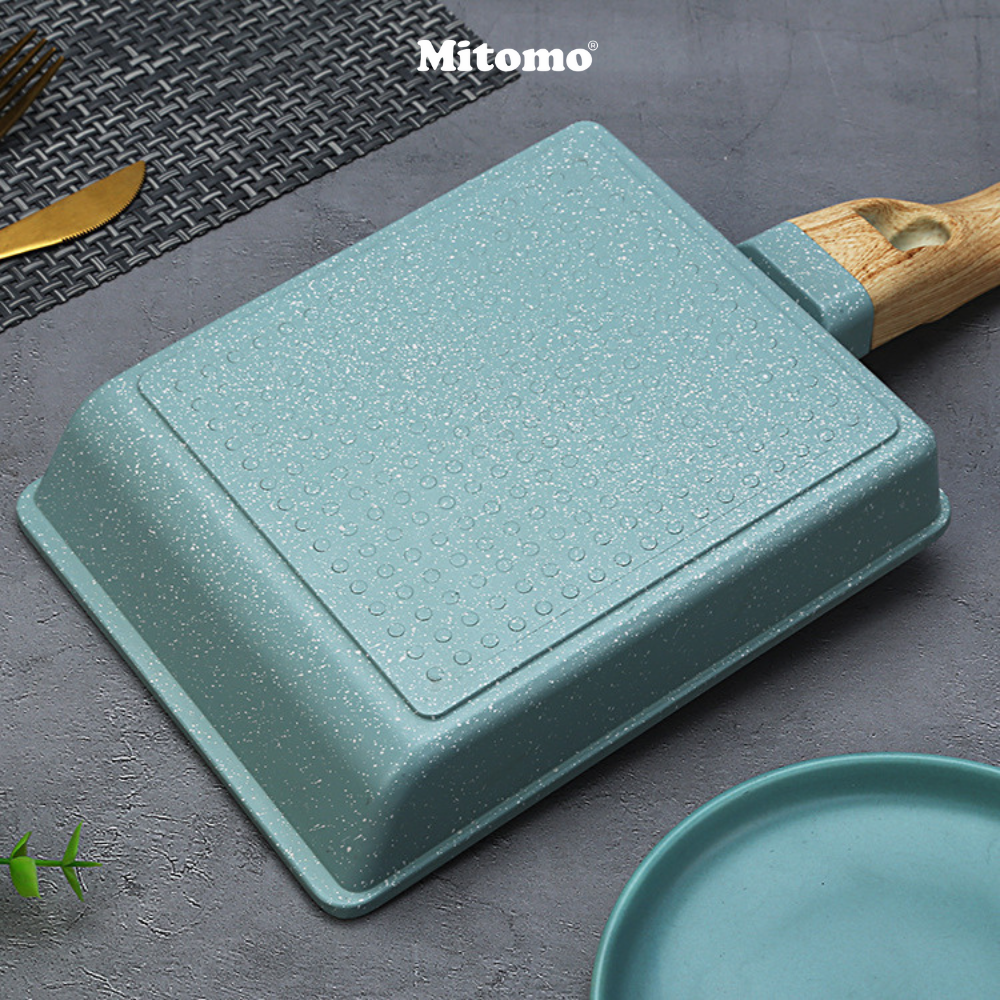 Chảo vuông chiên trứng cuộn Mitomo - Chống dính tuyệt đối