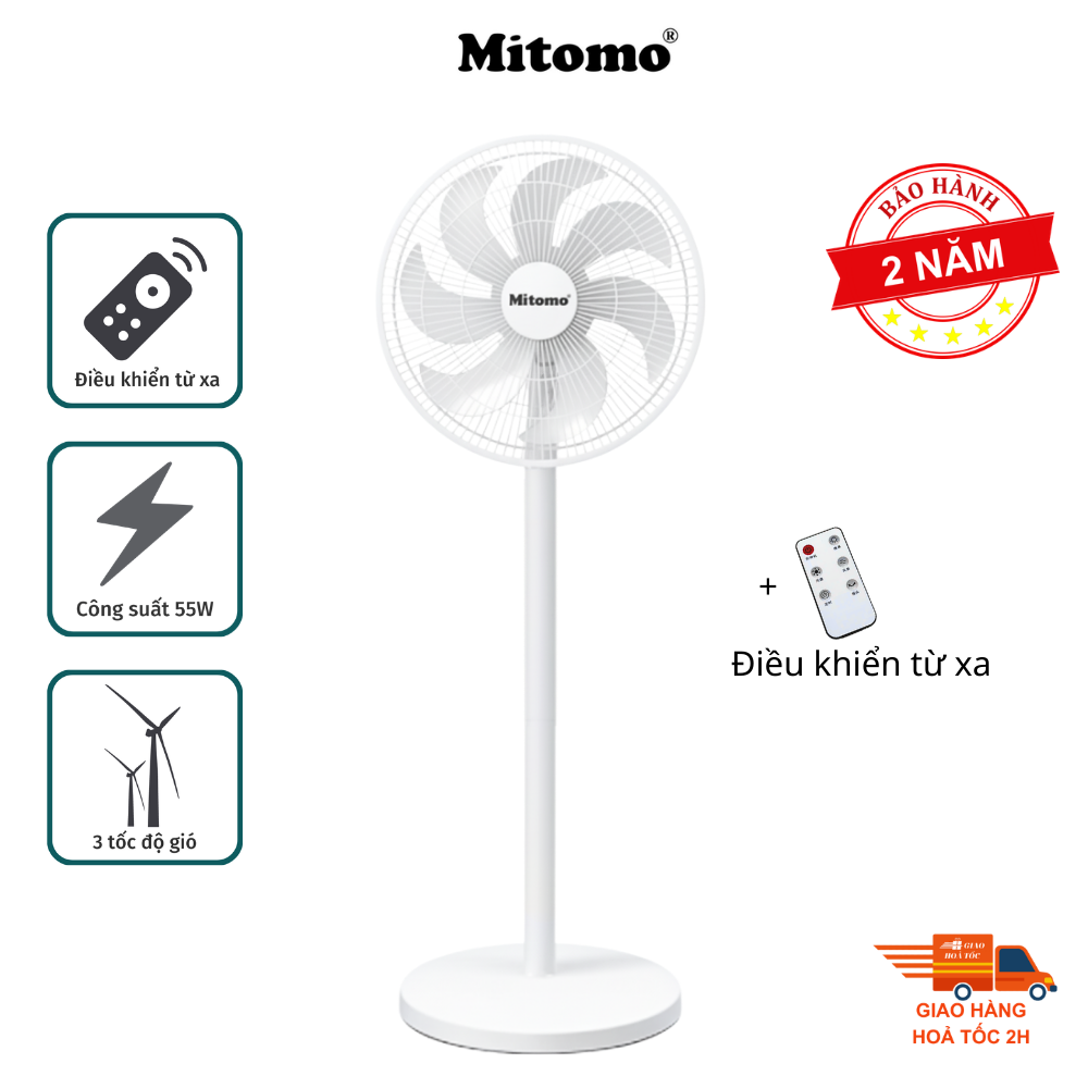 Quạt Đứng Điện Tử Cao Cấp Mitomo FCE-60AE Max
