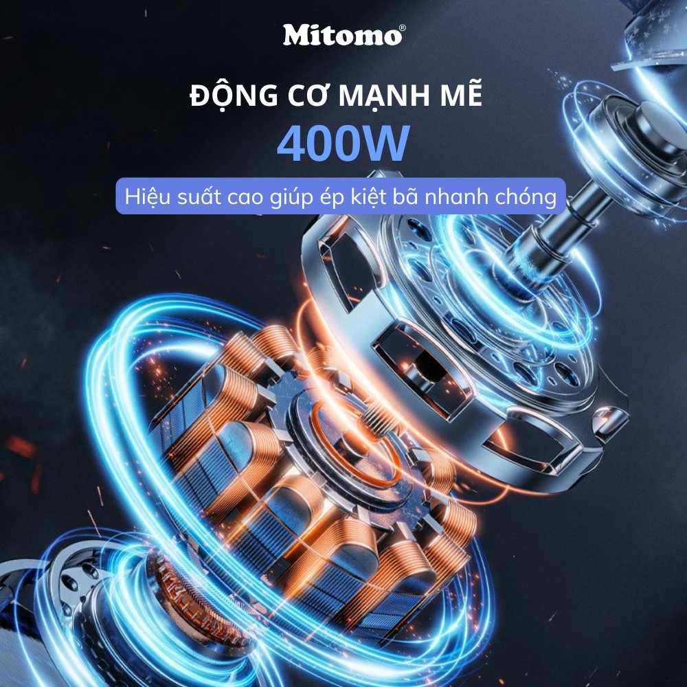 Máy ép trái cây chậm công nghiệp cao cấp Mitomo KJ-3081Max