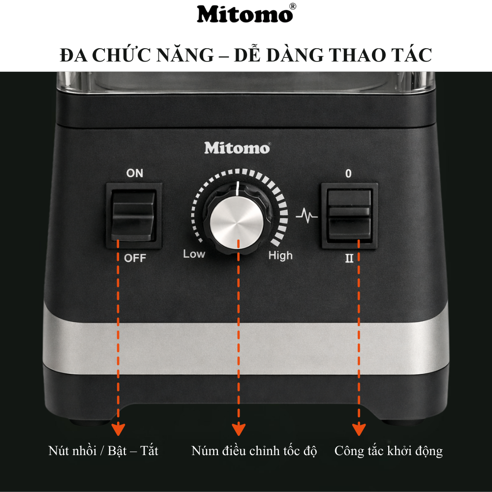 Máy Xay Sinh Tố Công Nghiệp Cao Cấp Mitomo ANS-25801