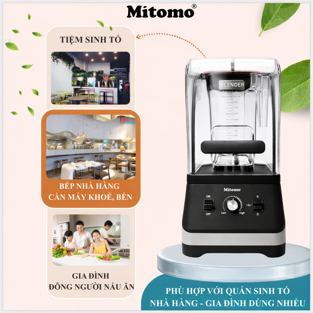 Máy Xay Sinh Tố Công Nghiệp Cao Cấp Mitomo ANS-25801