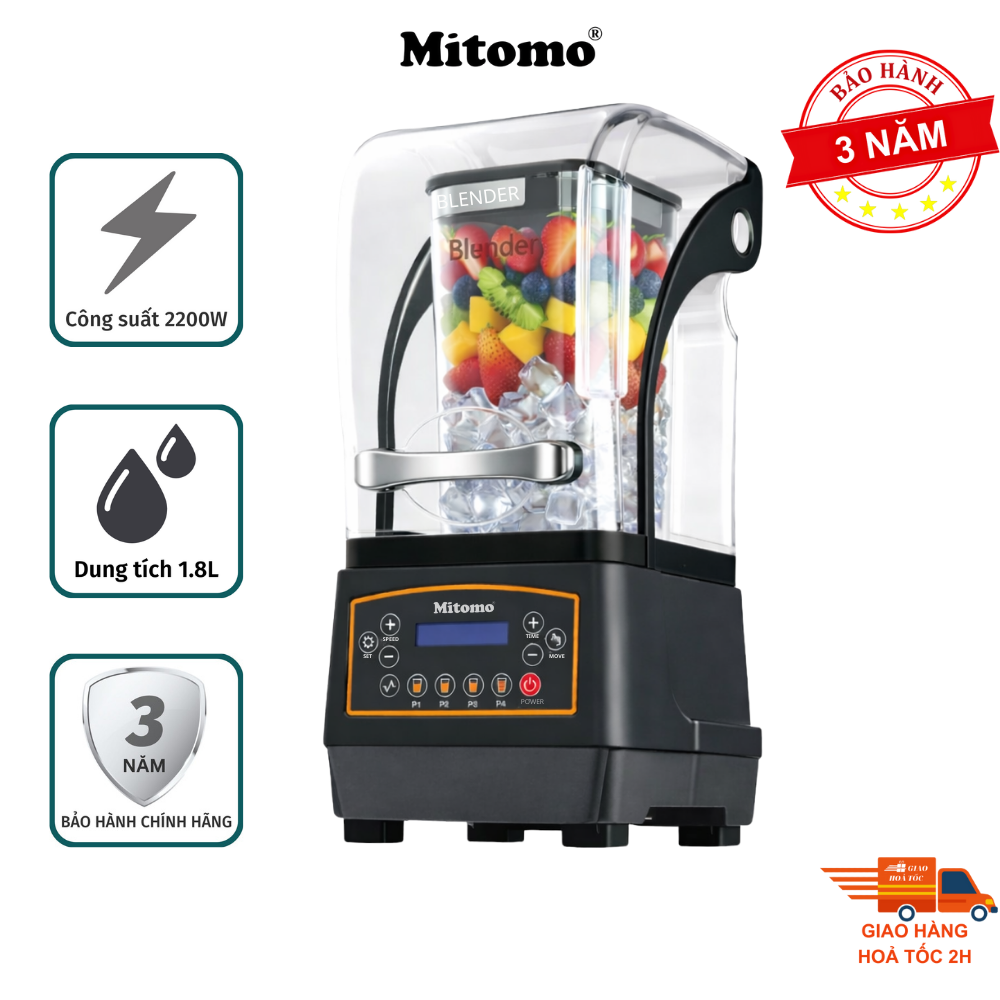 Máy Xay Sinh Tố Điện Tử Cao Cấp Mitomo ANS-2380C