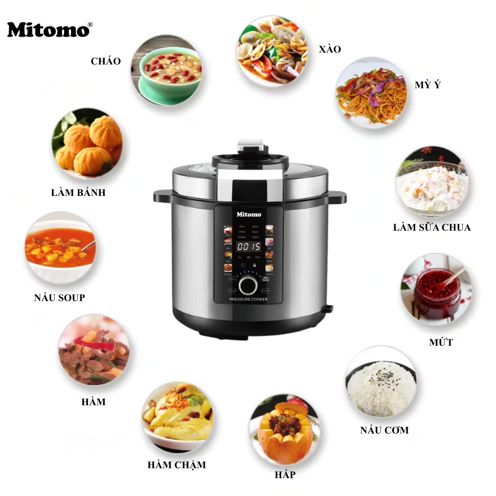 Nồi Áp Suất Điện Đa Năng Mitomo DSP KB5034
