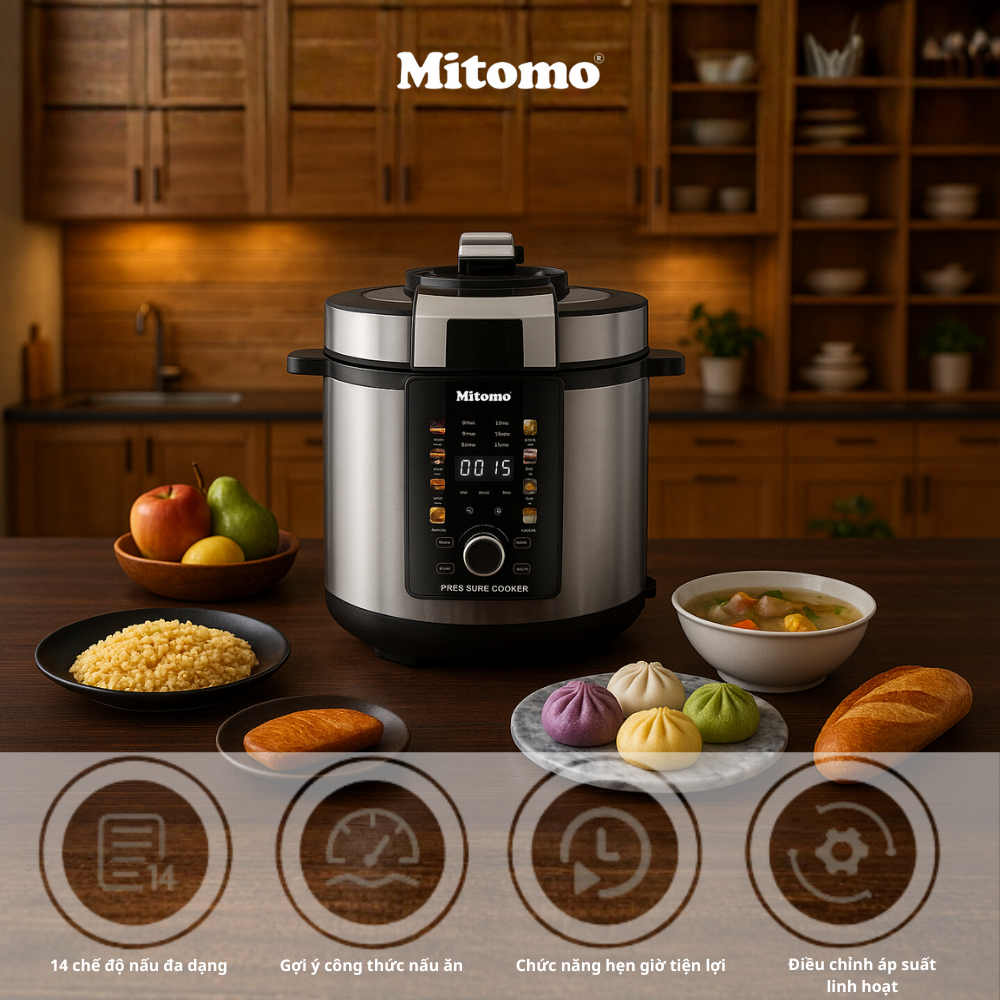 Nồi Áp Suất Điện Đa Năng Mitomo DSP KB5034