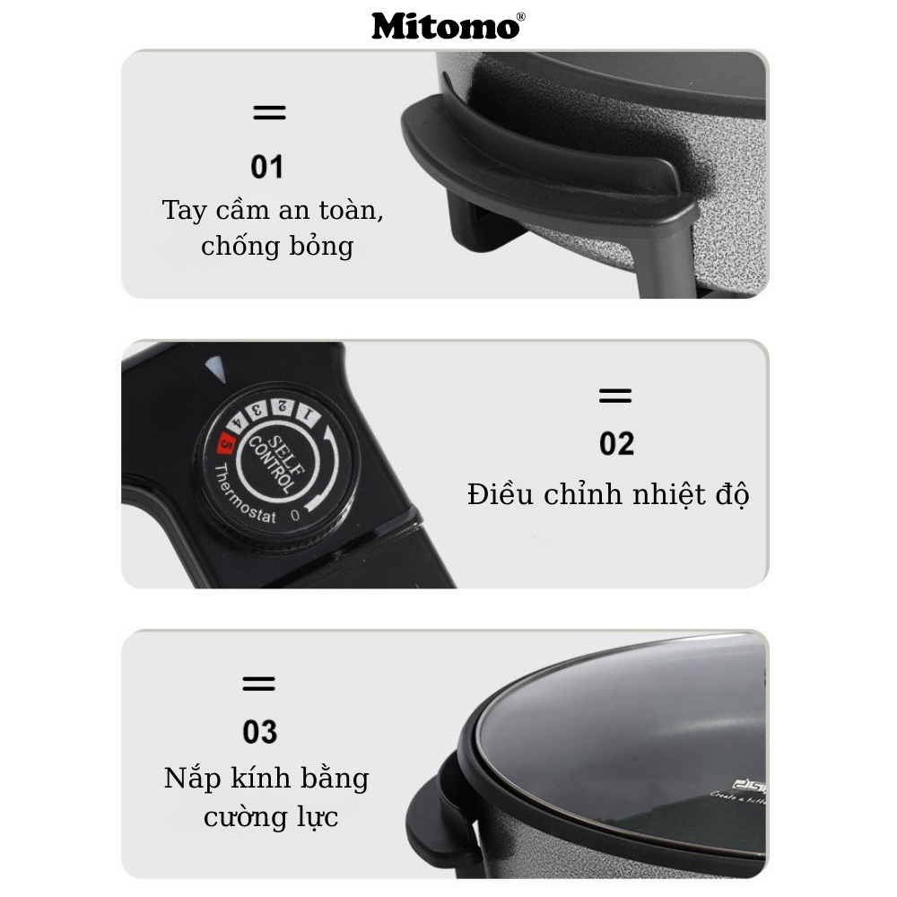 Nồi Lẩu Điện Đa Năng Mitomo DSP KC3030A
