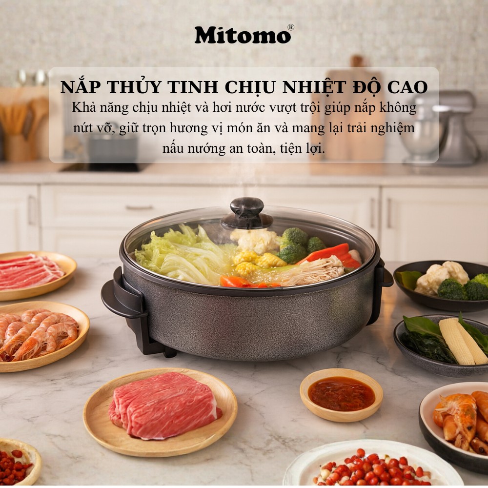 Nồi Lẩu Điện Đa Năng Mitomo DSP KC3030A
