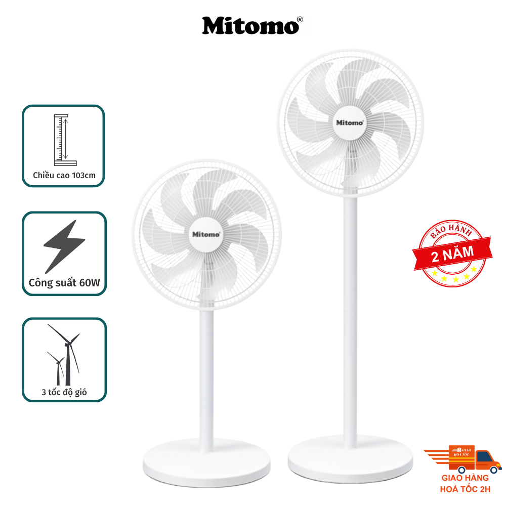 Quạt Đứng Điện Tử Cao Cấp Mitomo FCE-60AE Max