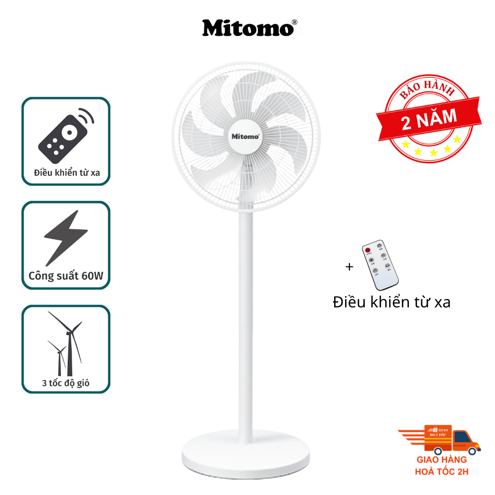 Quạt Đứng Điện Tử Cao Cấp Mitomo FCE-60AE Max
