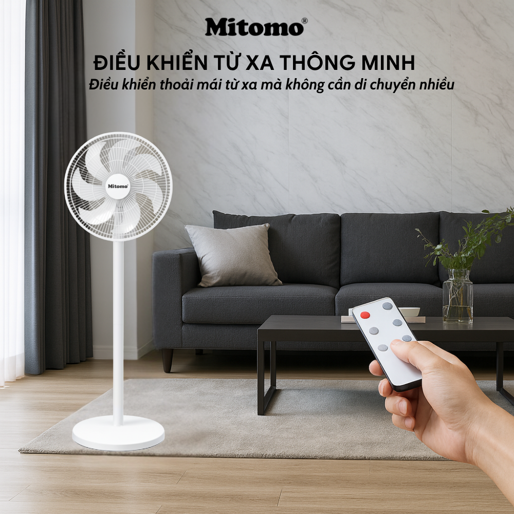 Quạt Đứng Điện Tử Cao Cấp Mitomo FCE-60AE Max