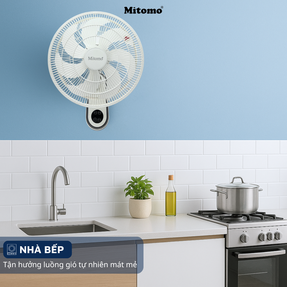 Quạt treo tường điện tử Mitomo FTT-60AEC-D39W
