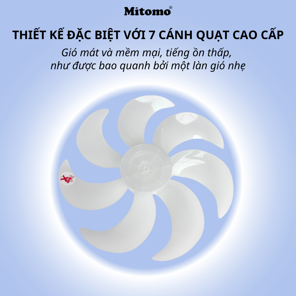 Quạt treo tường điện tử Mitomo FTT-60AEC-D39W