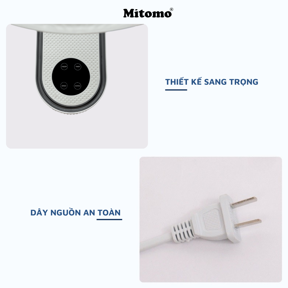 Quạt treo tường điện tử Mitomo FTT-60AEC-D39W