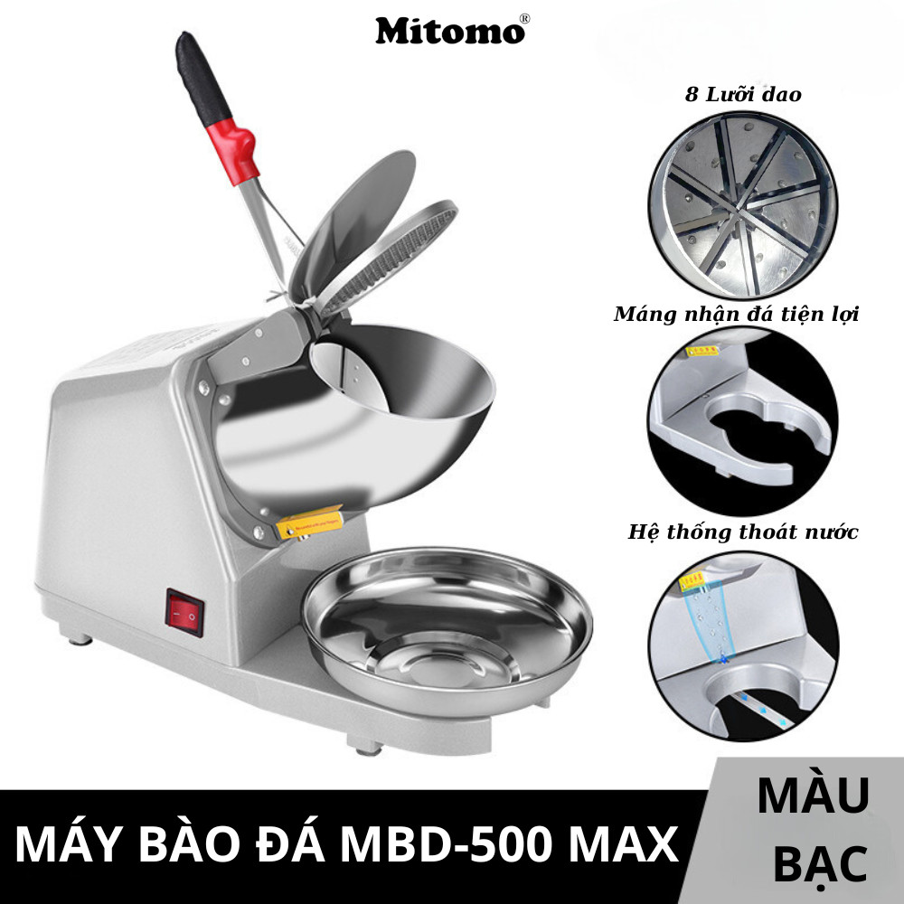 Máy xay đá bào 8 lưỡi dao Mitomo MBD-500MAX