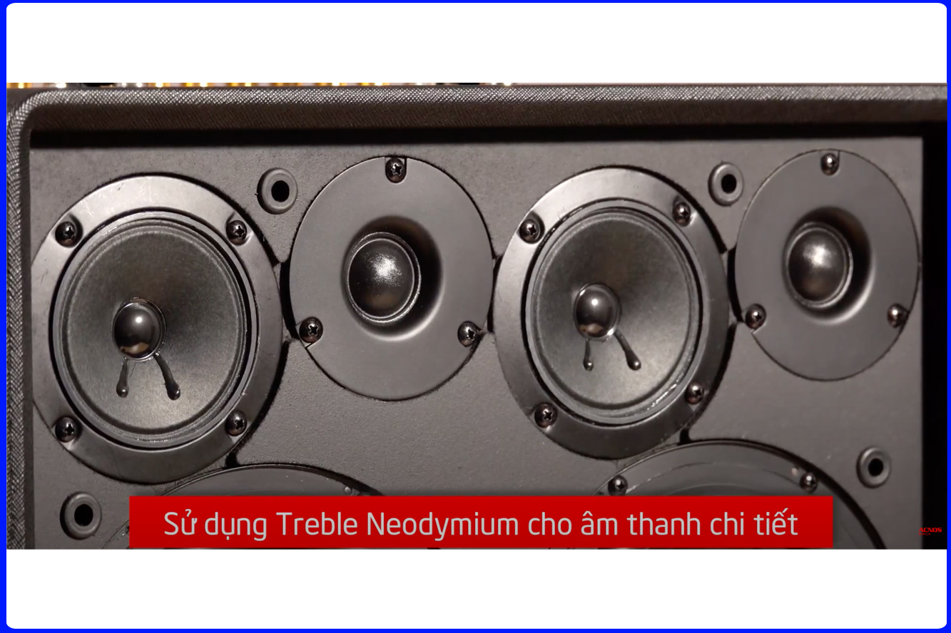 Loa Karaoke ACNOS CS552 PLUS - Treble Neo cao cấp