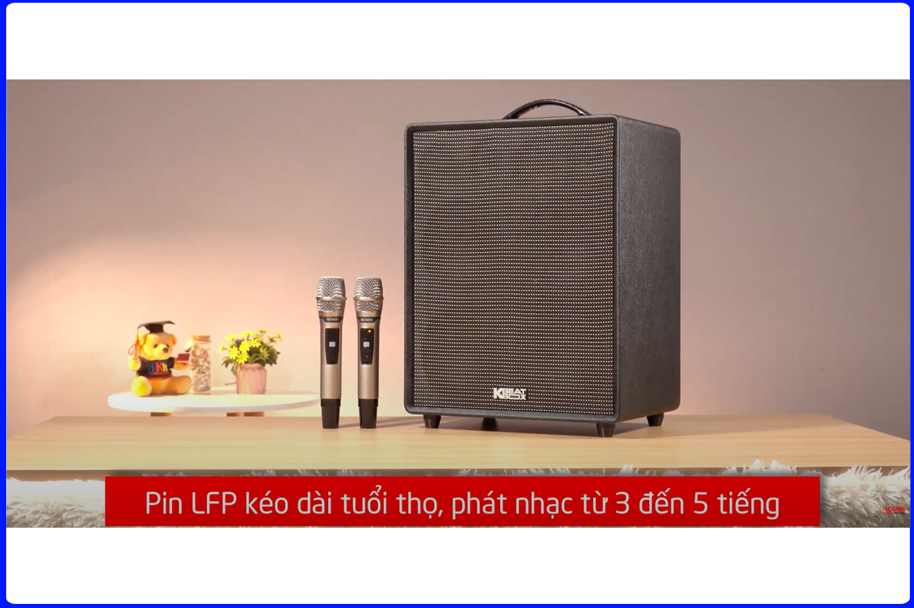 Loa Karaoke ACNOS CS552 PLUS - Pin LFP
