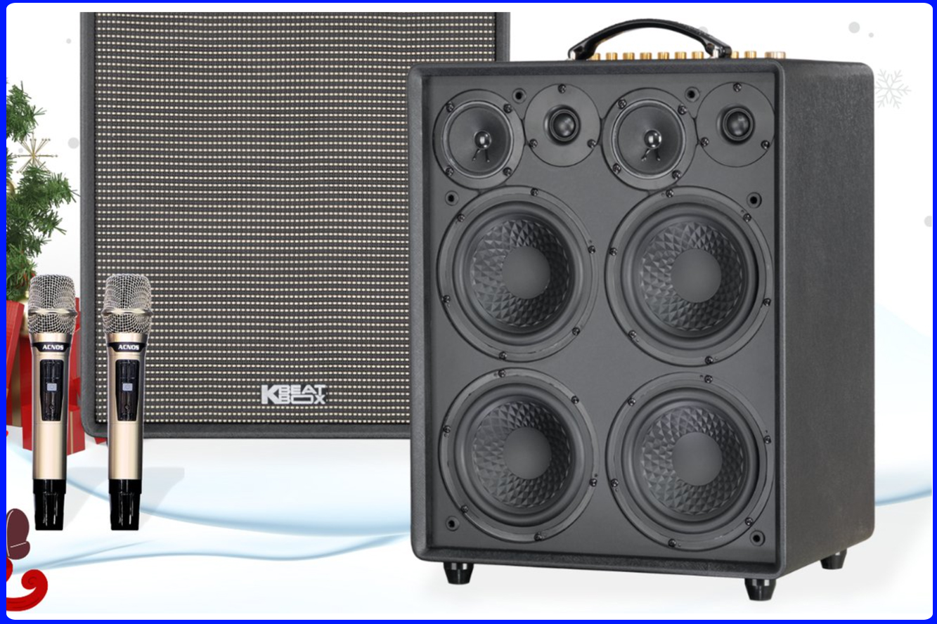 Loa Karaoke ACNOS CS552 PLUS - Hệ thống loa 8 trong 1