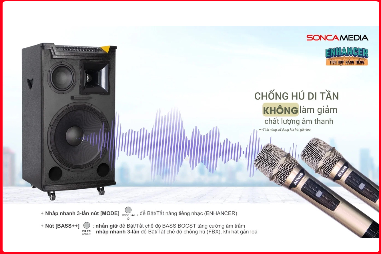 Loa Karaoke ACNOS TOP 430 - FBC