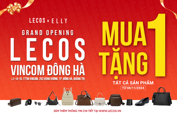 KHAI TRƯƠNG LECOS VINCOM ĐÔNG HÀ, QUẢNG TRỊ | MUA 1 TẶNG 1 – TOÀN BỘ SẢN PHẨM