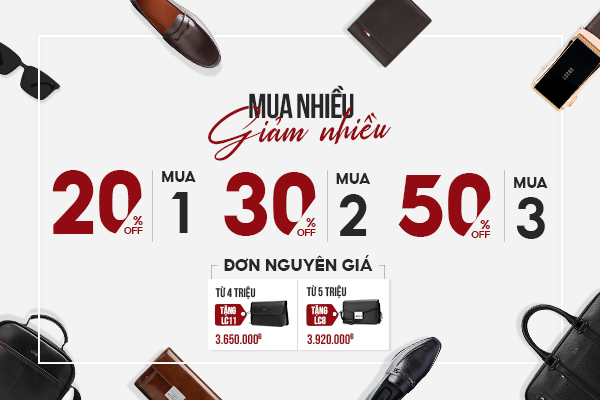 MUA CÀNG NHIỀU – GIẢM CÀNG SÂU | MUA NGUYÊN GIÁ – QUÀ ĐẲNG CẤP