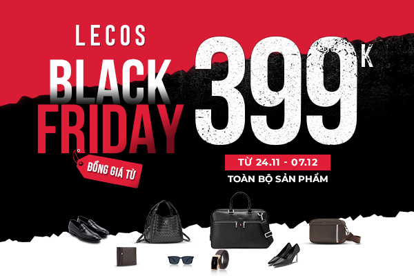 BLACK FRIDAY LECOS – SIÊU ĐẠI TIỆC PHỤ KIỆN THIẾT KẾ ĐỒNG GIÁ CHỈ TỪ 399K