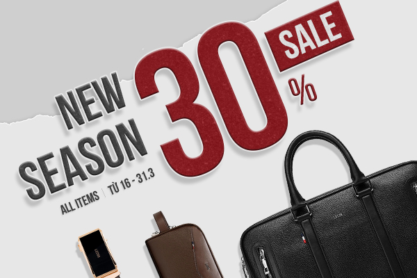 NEW SEASON – SALE OFF 30% ALL ITEMS