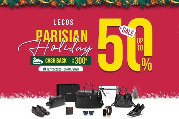 PARISIAN HOLIDAY – SALE UP TO 50% + CASHBACK UP TO 300.000Đ