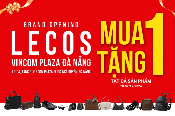 KHAI TRƯƠNG LECOS VINCOM PLAZA ĐÀ NẴNG | MUA 1 TẶNG 1 – TOÀN BỘ SẢN PHẨM