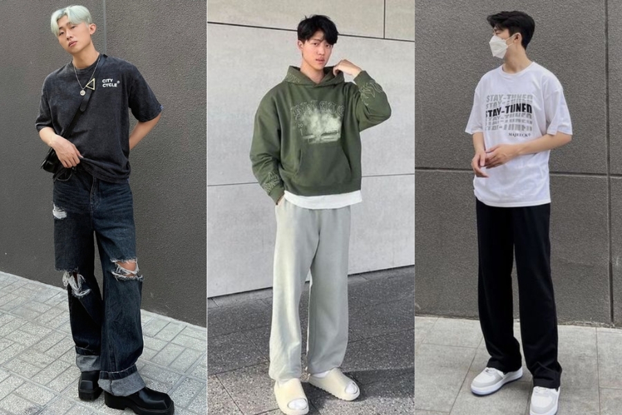 5 nguyên tắc phối đồ với quần ống rộng cho người lùn