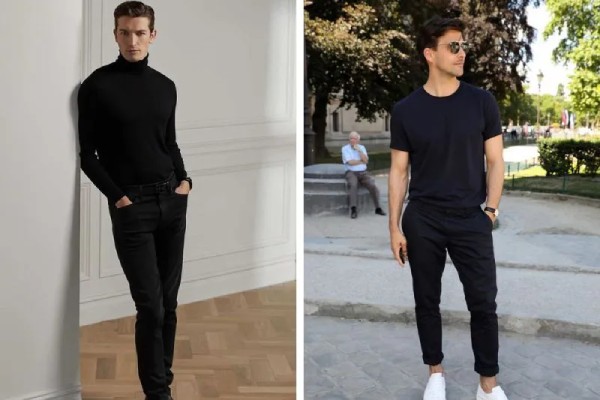Áo đen phối với quần màu gì chuẩn phong cách cho nam nữ