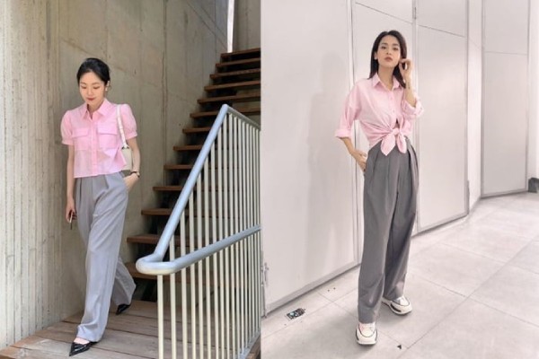 Áo hồng phối với quần màu gì cho nữ đẹp chuẩn gu