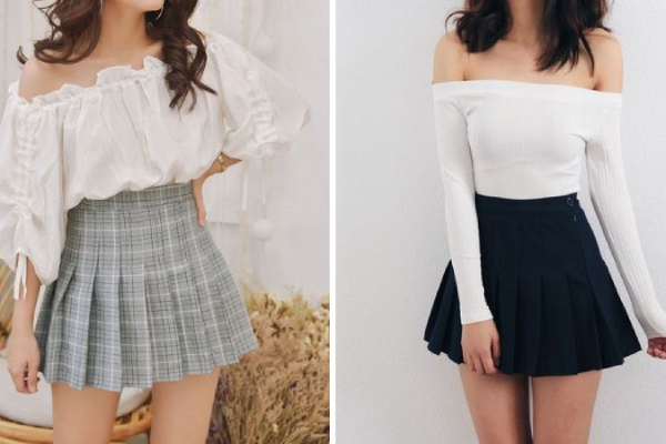 22+ Cách mặc áo trễ vai cuốn hút và chuẩn phong cách