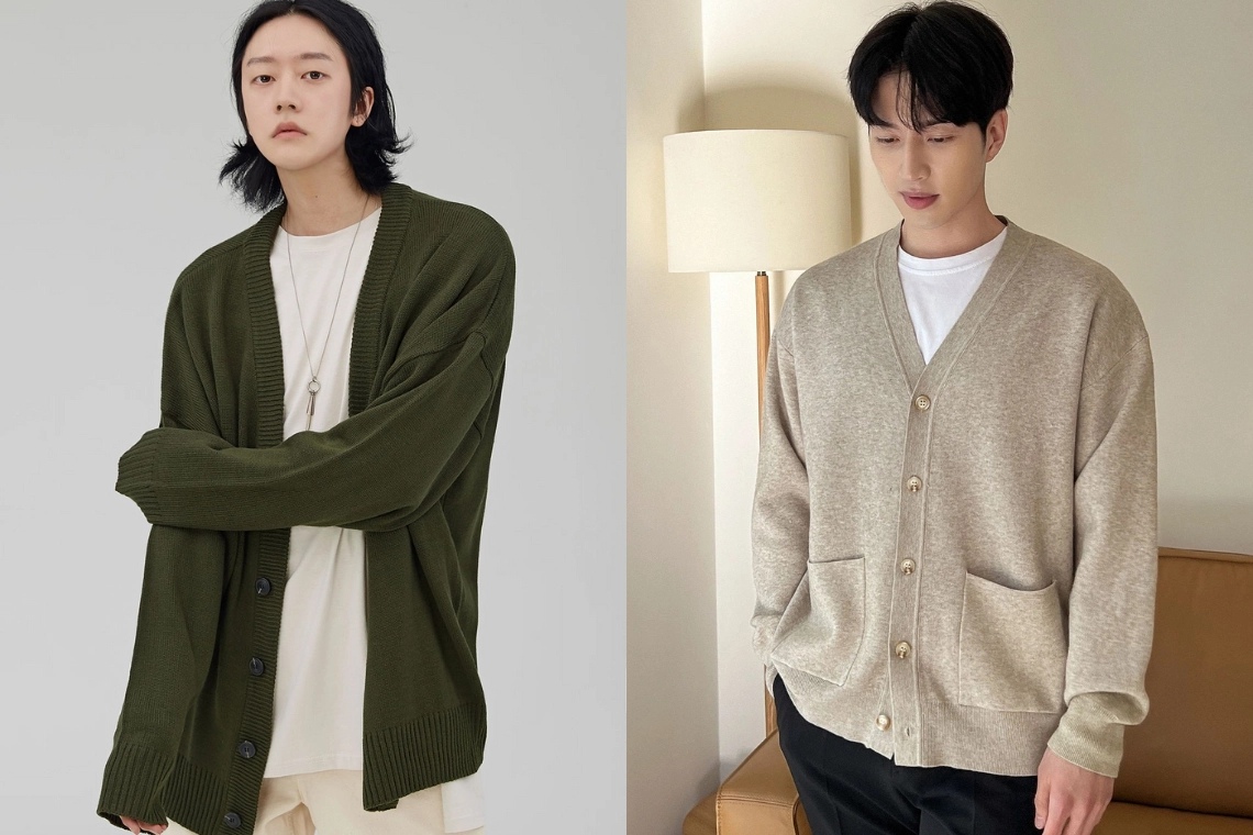 Bỏ túi 10+ cách phối đồ với áo cardigan cho phái mạnh