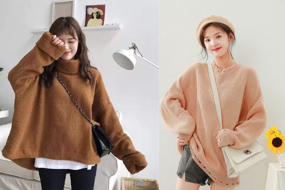 Mách bạn 9+ cách phối đồ với áo len form rộng đẹp chuẩn fashionista