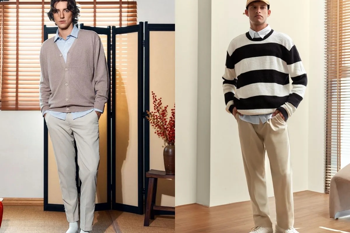 10+ gợi ý phối đồ với áo len nam thời thượng cho phái mạnh