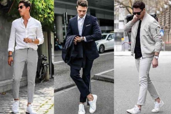 Top 7 cách phối đồ với giày trắng nam chuẩn stylish