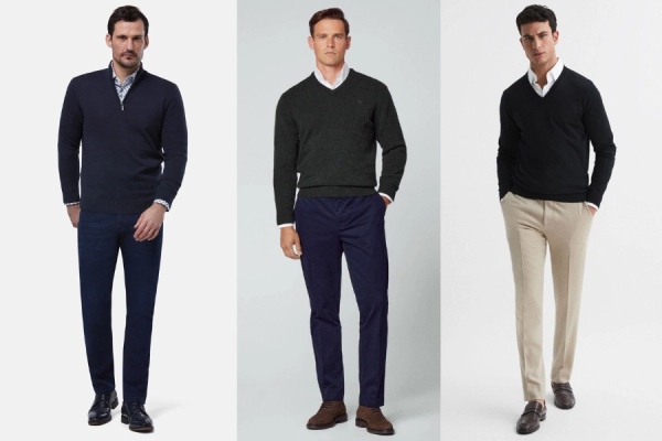 15 Cách phối đồ với quần tây đen nam sang trọng