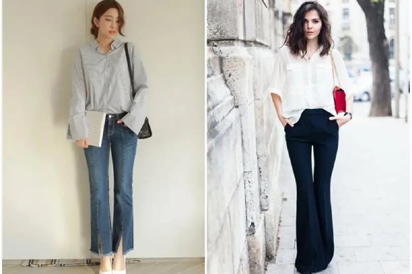 Quần ống loe mặc với áo gì thời trang tôn dáng?