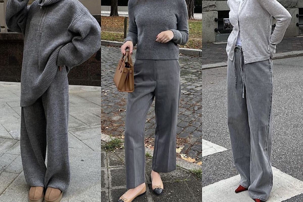 Quần xám phối áo màu gì phong cách và sành điệu