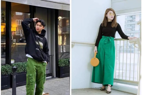 Quần xanh lá phối áo màu gì đẹp và phong cách