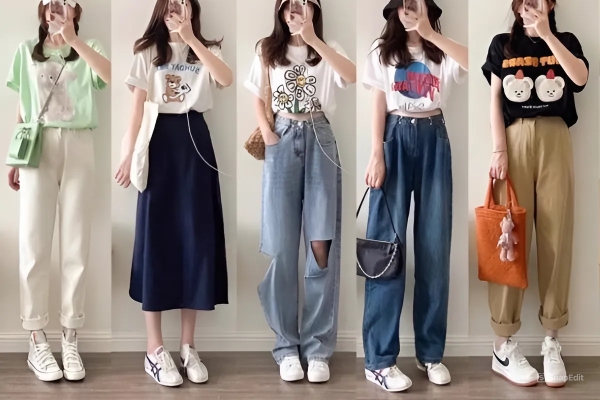 10+ cách phối đồ với giày thể thao trắng nữ đẹp ấn tượng