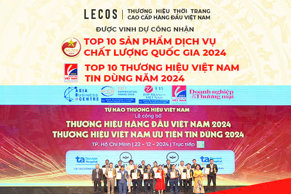 Thương hiệu LECOS ghi dấu ấn rực rỡ với loạt giải thưởng danh giá năm 2024