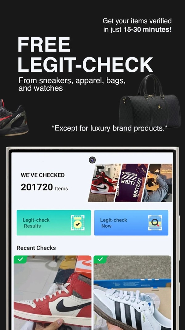 App check giày real GetNice